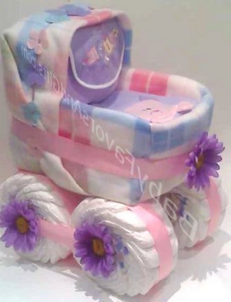 baby diaper cake